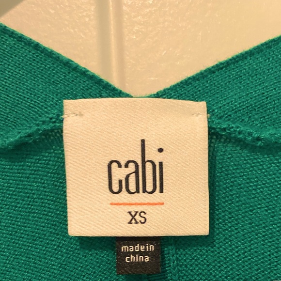 Cabi Emerald green Banner Cardigan XS 😍 gorgeous - Picture 4 of 4